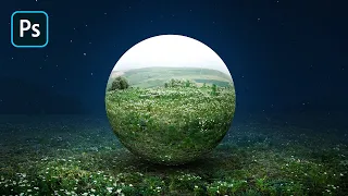 Easy Way to Make a Glass Sphere in Photoshop (Crystal Ball)