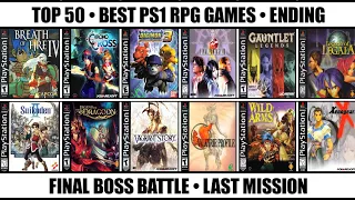 Top 50 Final Boss RPG Games For PS1 | Best PS1 Games