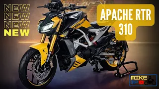 Al fin llega la nueva TVS APACHE RTR 310 ¿Mejor que la BMW 310?