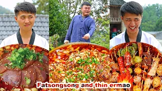 I spent 100 days practicing Taekwondo VS Fat songsong's red-tasselled spear | cooking | mukbangs