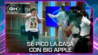 ¡Big Apple hizo que la casa se pique! - Gran Hermano