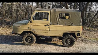 ЛУАЗ первый выезд в новом году