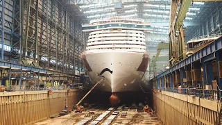 Cinematic Timelapse of LNG Powered AIDAnova Cruise Ship