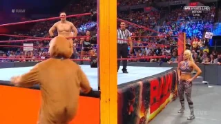 WWE RAW - THE MIZ AND BEAR VS SLATER AND RHYNO (LATINO)