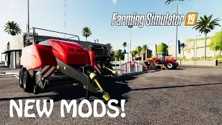 NEW MODS in Farming Simulator 2019 | BRAND NEW MF BALER IS HERE | PS4 | Xbox One