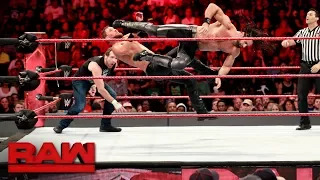 Dean Ambrose & Seth Rollins vs. The Miz & The Miztourage - Handicap Match: Raw, July 24, 2017