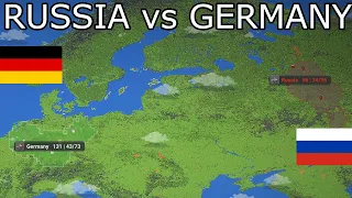 Russia vs Germany - WorldBox Timelapse