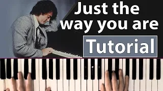 Como tocar "Just the way you are"(Billy Joel) - Piano, tutorial, partitura y Mp3