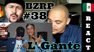 L - Gante || BZRP Music Sessions #38 🇲🇽 Mexicans React
