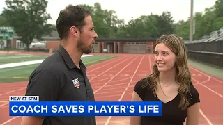 High school track coach saves student-athlete's life during cardiac arrest