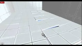 Aperture Science Panels, created with Roblox