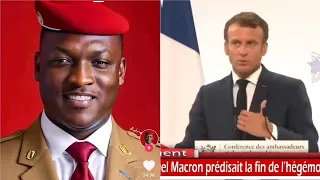 MACRON RECONNAÎT ENFIN LE CHANGEMENT DE FORCE ET LA FAIBLESSE DE L'OCCIDENT