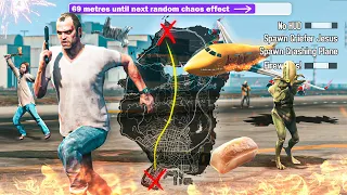 *New* Every 200 Metres Causes Random CHAOS Effect! Can I Cross GTA 5?