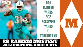 RB Raheem Mostert's 2022 Miami Dolphins Highlights!!!