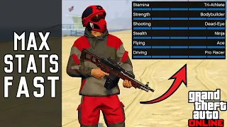 How to Max Stats & Skills FAST | GTA 5 Online (2023)