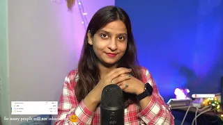 Finger flutters sound by an Indian college student. #asmr