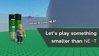 Let's play something smaller than NEAT - Can NEAT be smaller!? (The NEANEAT Project)