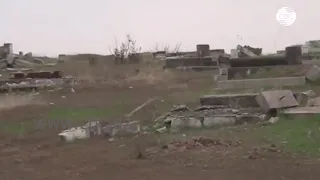 Армяне полностью разрушили кладбище на освобожденной от оккупации территории Физулинского района