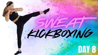 30 Minute Kickboxing Workout - Sweat Day #8