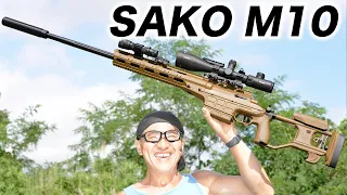 カナダ軍スナイパー制式採用 SAKO TRG M10 公式 ボルトアクションライフル エアガンレビュー