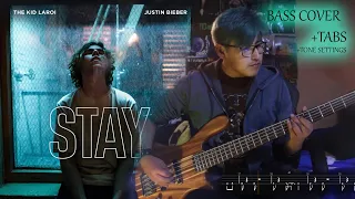 The Kid LAROI - STAY (ft. Justin Bieber) | (Bass Cover + TAB + Tone Settings) • MIK3 MK •