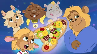 Zabezoo : Ears' N'Tail 🌌 Space Pizza 🍕 Cartoon Shows For Kids | Cartoon Candy