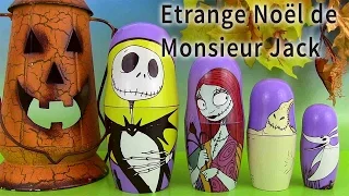 Poupées Russes Surprise Halloween Nesting Dolls Etrange Noël de Mr Jack Skellington