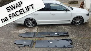 SWAP for facelift chassis protection plastics SKODA SEAT AUDI VW