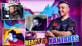 CS GO PROS & CASTERS REACT TO XANTARES PLAYS | XANTARESPEEK 2022