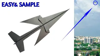 How to make a paper plane | Cách gấp máy bay boomerang | diy paper