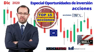 ↗️15 Acciones TOP📈 con potencial►Oportunidades de inversión y Consultorio diciembre con David Galán