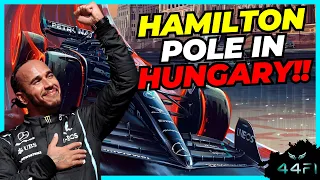 Lewis Hamilton surprises and takes Pole Position for the Hungarian Grand Prix - 44F1