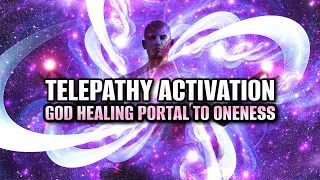 Telepathy Activation | Vibration Of The 5th Dimension | God Healing Portal To Oneness | 528hz Tone