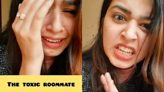 When you have a Toxic Hostel roommate 🥺 #hostellife #jagritipahwa #hosteldaze #girlshostel