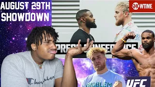 JAKE PAUL VS TYRON WOODLEY PRESS CONFERENCE HIGHLIGHTS **REACTION**