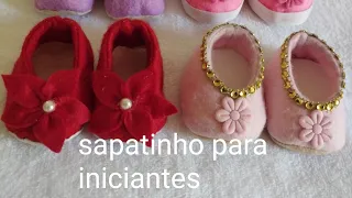 como fazer sapatinho para boneca iniciantes 🥰