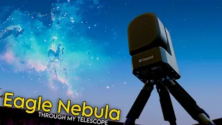 I Captured Eagle Nebula Through My Telescope in Hindi | A Stellar View Pillars of Creation ✨🔭