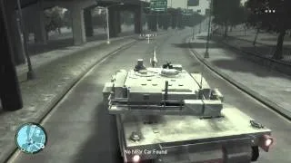 Grand Theft Auto IV Tank Gameplay (Mod)