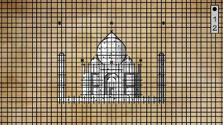 12● ✏️ how to draw building orthography? ask lahori architect in taj mahal castle 2d floor plan