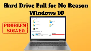 Hard Drive Full for No Reason Windows 10