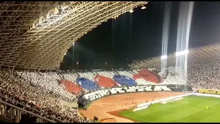 Vitoría - Hajduk koreografija Torcide (4.8.2022.)