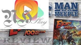 [games movies]Escape from 100 Million B.C. (IDW Games) Review by Man Vs Meeple