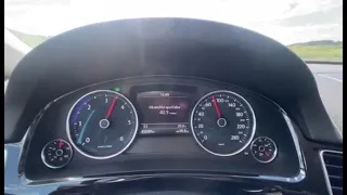 VW Touareg 3.0 TDI 150kw acceleration (2018)