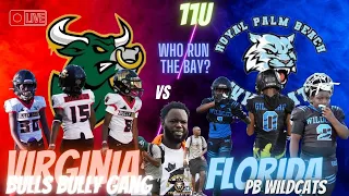 Virginia bulls aka ￼ bully gang vs Royal PalmBeach Wildcats this game was jaw-dropping 😱🫣😵 #fypシ