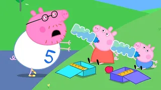 Peppa Pig Français 💚 La Course Rigolote 💚 Dessin Animé