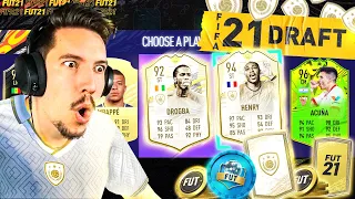 MOMENTS HENRY & DROGBA ELÖL! 🥶⚽ FIFA 21 DRAFT