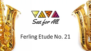 Ferling Etude No. 21 - Caleb Burkhardt, Saxophone