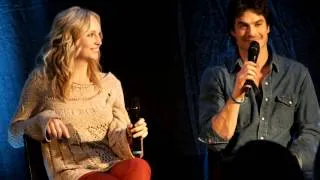 BNCE 2013 Candice Accola + Ian Somerhalder describing each other