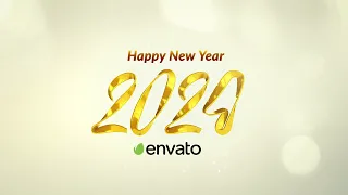 Happy New Year 2024 Intro for After Effects 2024