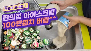 편의점 하겐xx 나뚜x 아이스크림 백만원치 버린 이유(내 잘못 없어서 황당x억울주의 ㅠㅠ)